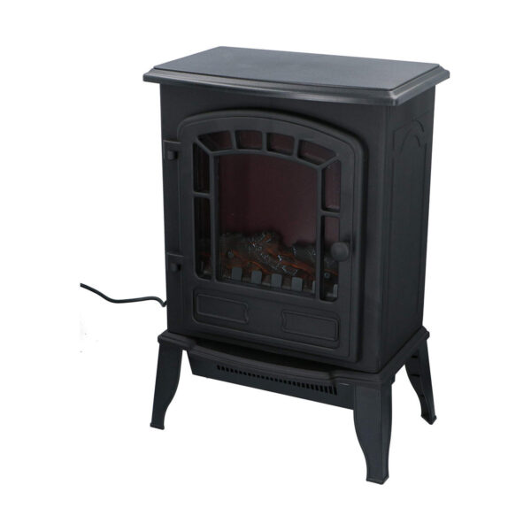 Dekoracyjny Kominek Elektryczny Ścienny Classic Fire Torino Czarny 2000 W 56,5 x 24 x 38 cm - obrazek 3